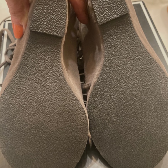 Suede Ankle Wedge Booties - Picture 5 of 8